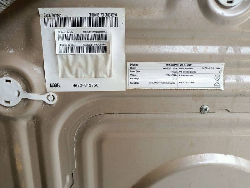 Haier 8kg Front Load Fully Automatic Washing Machine HW80-B12756 10