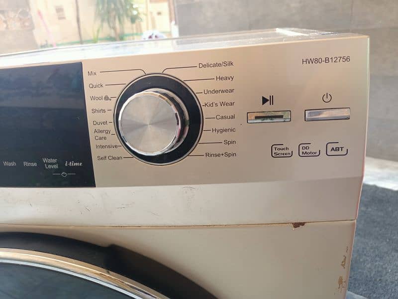 Haier 8kg Front Load Fully Automatic Washing Machine HW80-B12756 11