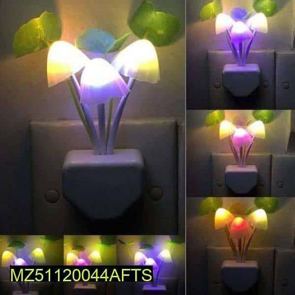LED sensor  mushroom night light  pack of 2 2