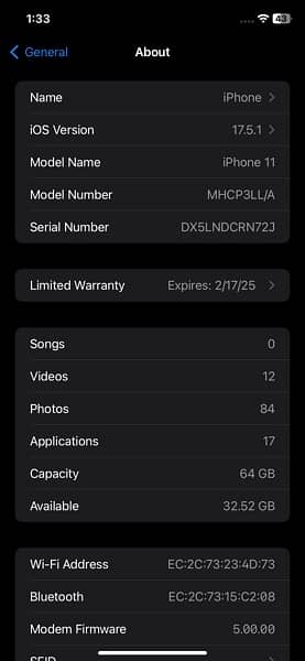 iphone 11 10by 10 condition 100  health 8month apple warranty pari ha 9