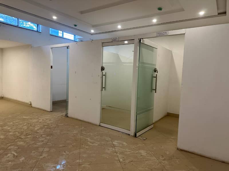 4 Marla Basement With Glass Cabin For rent in dha Phase 6 L Block 2