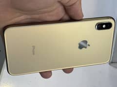(final price) iphone xs max 256gb golden 86%health dual pta approved