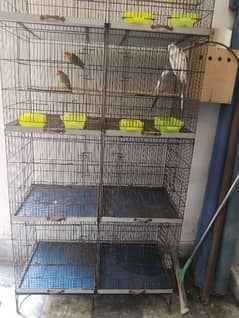 Birds cage 8 poshion only cage not sale birds