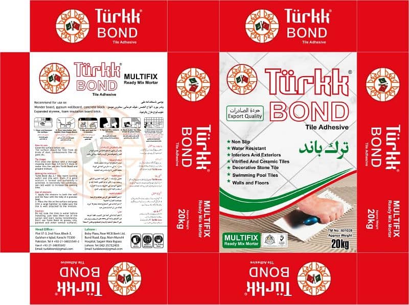 Tile Bond & Grout, Best quality Tile Bond with very economical price 0