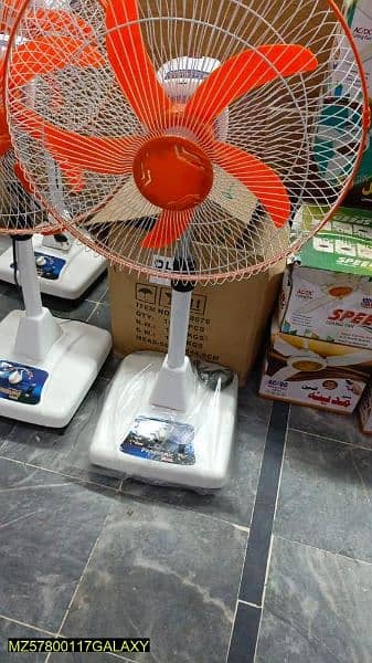 Portable Rechargeable Pedestal fan. 2