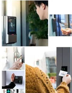 Fingerprint smart electric magnetic door lock access control system