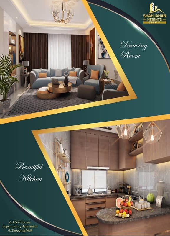 luxury appartment of shahjahan heights phase 2 in falaknaz dreams 1