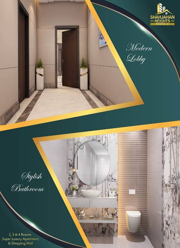 luxury appartment of shahjahan heights phase 2 in falaknaz dreams 2