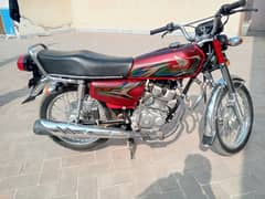 Honda cg 125 Model 2022/2023,all Punjab number ,first owner 0