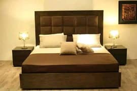 King size Bed set , side tables & Dressing table