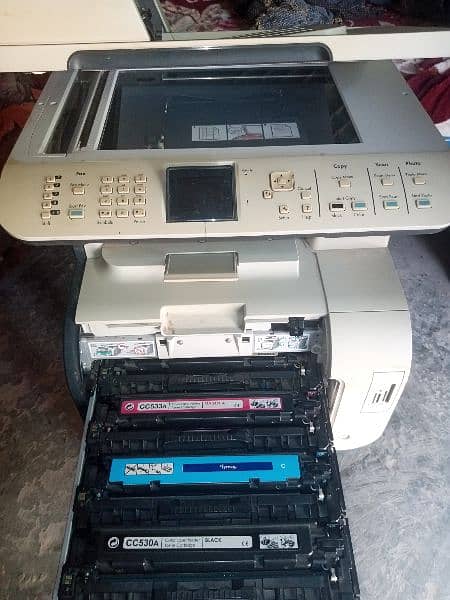 HP LaserJet cm2320 fxi color printer and photo copy machine 2