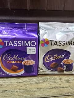 tassimo hot chocolate coffee in two flavours
