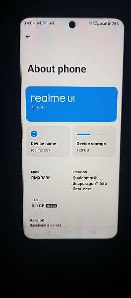 Realme C67 8+8=16 Gb/128Gb 5