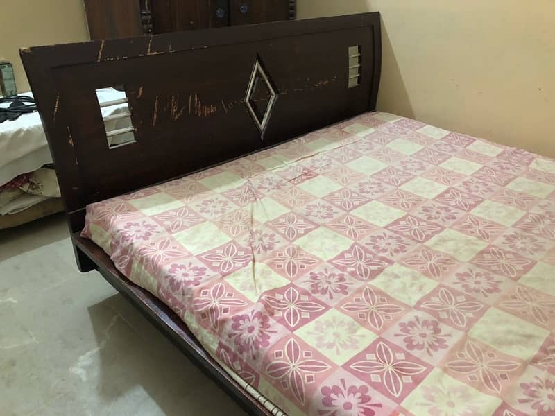 bed with mattress 1