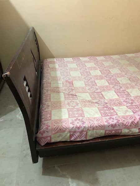 bed with mattress 2