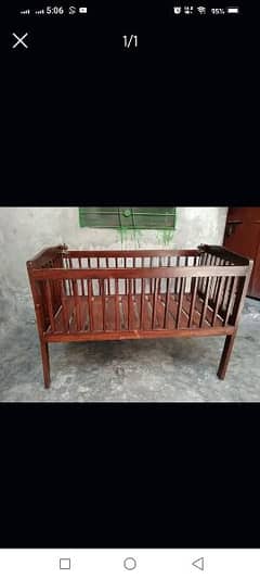Baby Cot wooden make 0