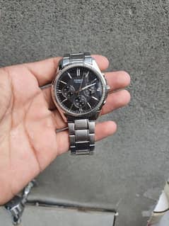 Casio WR 50M stainless steel watch . high quality watch