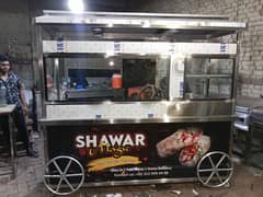 Fast food counter, shawarma, Fries, grill complete setup 0