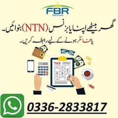 TAX RETURN,GST,FILER,SRB,NTN,SALE TAX,SECP,TRADEMARK,LLC INCORPORATIO