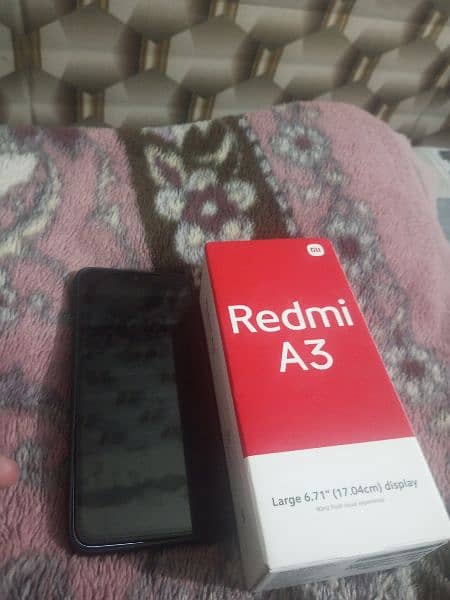 Redmi A3 All ok 4 Day use huwa Hy with box 6