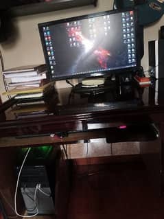 gaming setup optiplex 790 with Asus gaming monitor