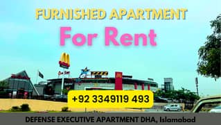 Furnished Apartment For Rent In Defense Executive DHA-2 Down Town GiGa
