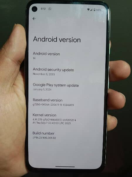 Google Pixel 4a 5g / PTA / Proof , 5