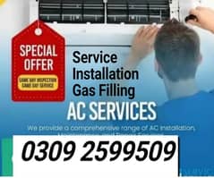 service ac installation gas full repair