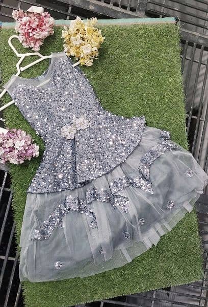party wear frock for 5 to 6 age girls 1