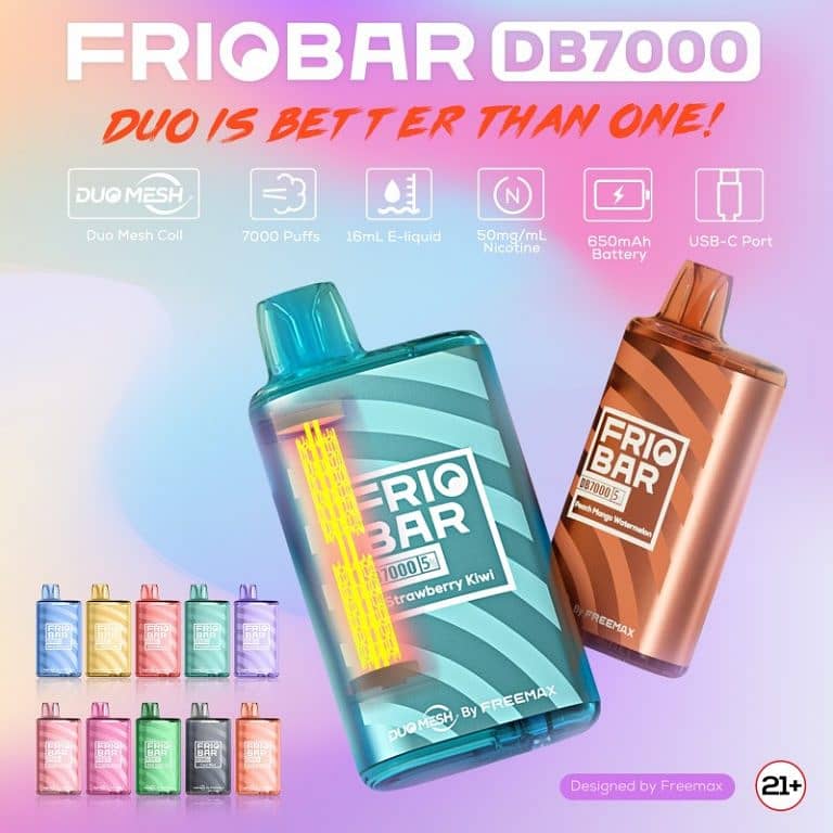 Disposable Vape FreeMax Friobar DB7000 Disposable Vape Disposable Pod 7