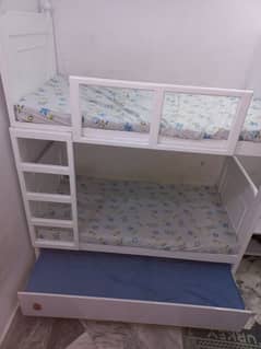 Bunk Beds (3 in 1) with Mattresses