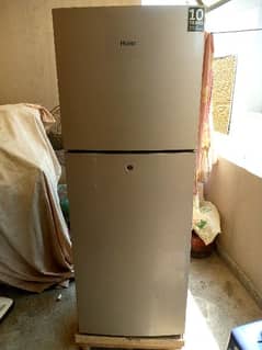 Haier Metal Door Refrigerator Silver Colour Model Number: HRF336EBD