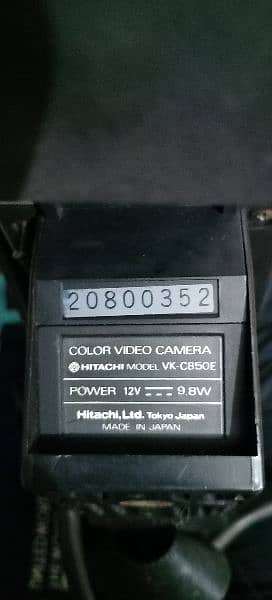 vintage video cam Hitachi Vk_c850 Saticon vamera 9