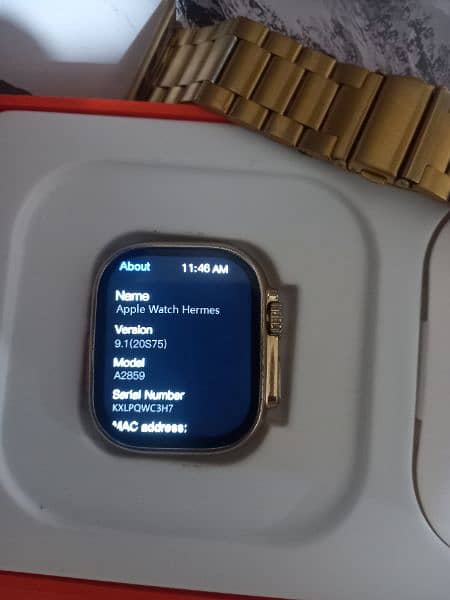 Apple watch hermes golden edition slightly used 4