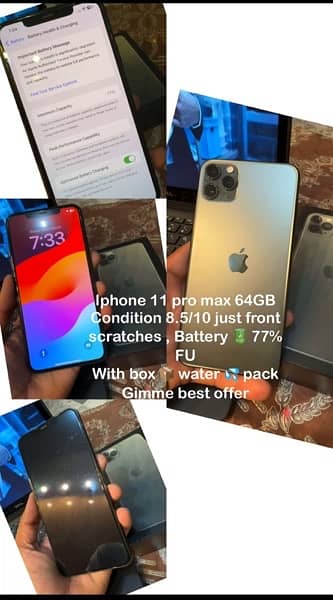 iphone 11 Pro Max + Box factory unlocked 0