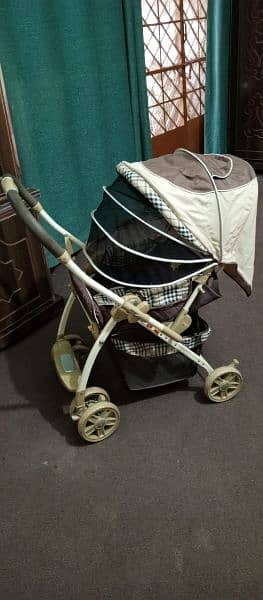 double baby pram 4