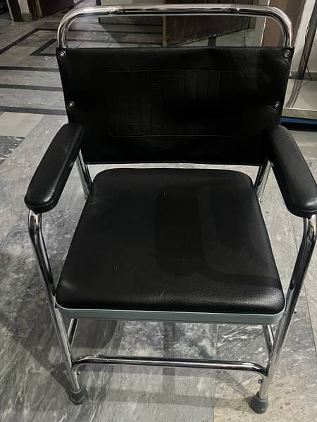 Washroom Commode Chair  Stainless Steel- For disabled / patients 0