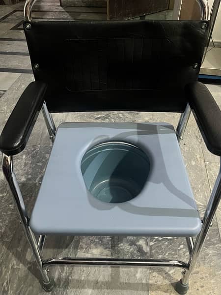 Washroom Commode Chair  Stainless Steel- For disabled / patients 1