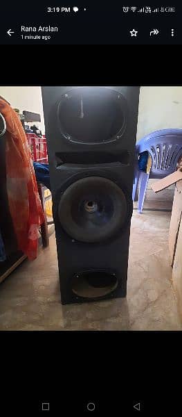 woofer, Box and 2 speakers 0