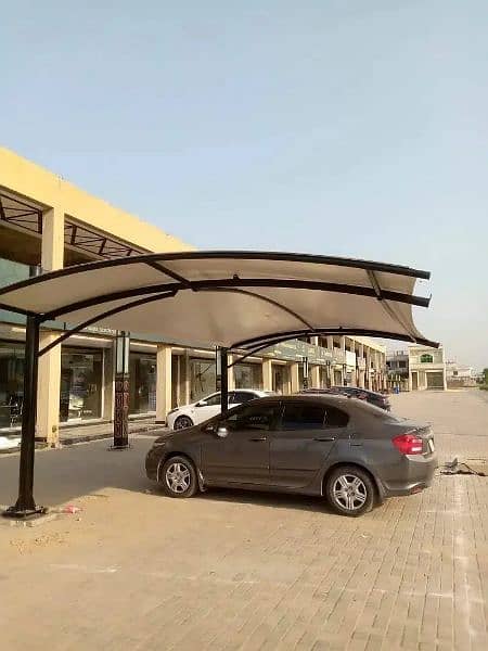 Car Parking Shades | PVC Tensile Shades | Canopy Shades | Fiber Shades 5