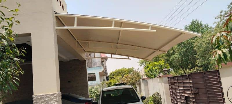 Pool parking | Parking shades | Fiber shadses | Car Parking Tensile 3