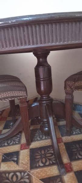 Dinning table with 4 chairs 2