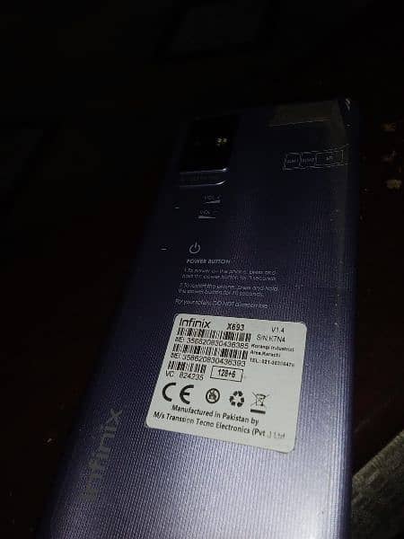 infinix note 10 with box and cover 6