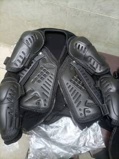 bike jacket with knee safeguards. . xl size 0