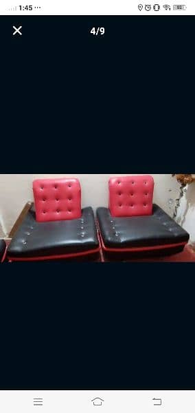 7 seater leather Sofa set 2