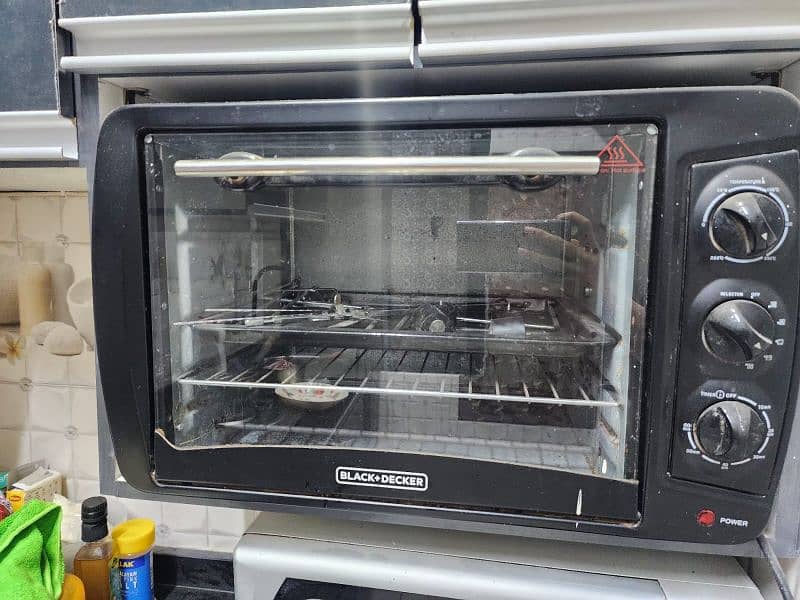 Black & Decker Toaster Oven Griller 35 Litre Microwave Oven - Black 1