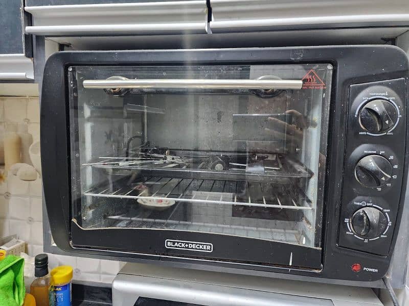 Black & Decker Toaster Oven Griller 35 Litre Microwave Oven - Black 2