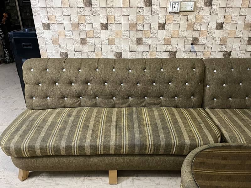 3 seater sofa x 2 ,with center table 3