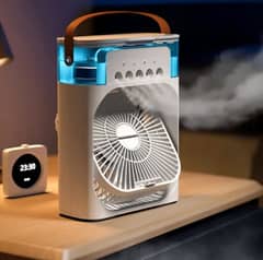 Portable Air Humidifier Cooling USB Fan 0