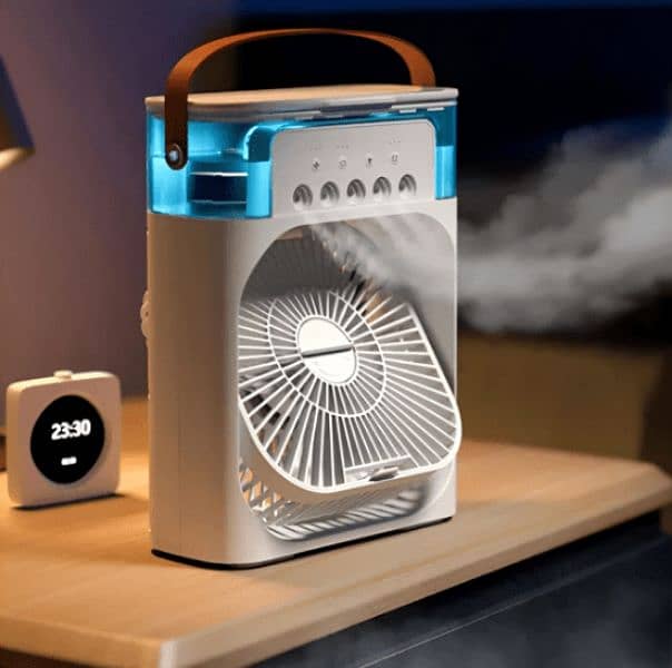 Portable Air Humidifier Cooling USB Fan 0